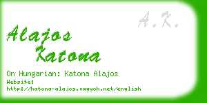 alajos katona business card